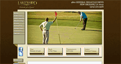 Desktop Screenshot of lakewoodgolf.com